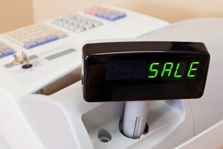 Electrical POS system cash register