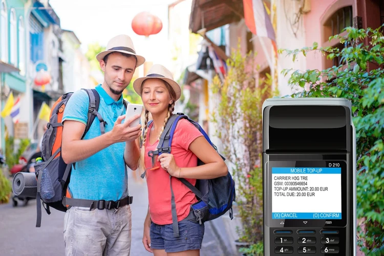 top-up with myPOS terminal