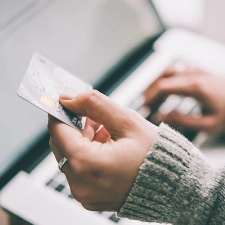 Payment online with debit card