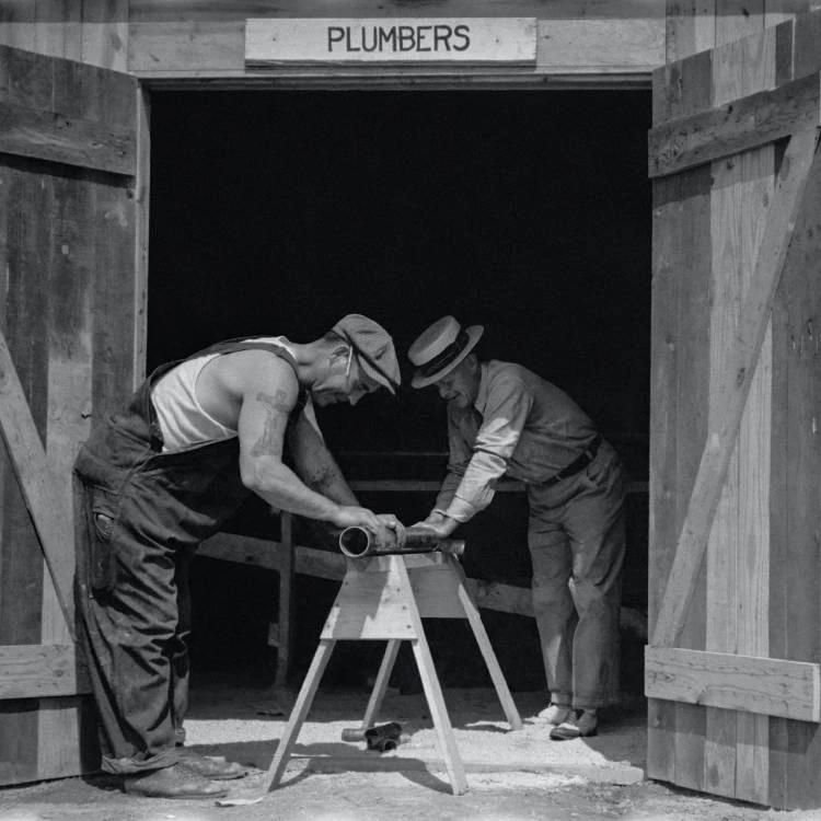 Plumbers are often registered as sole traders