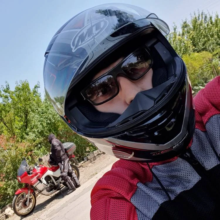 Stefan during one of his bike rides