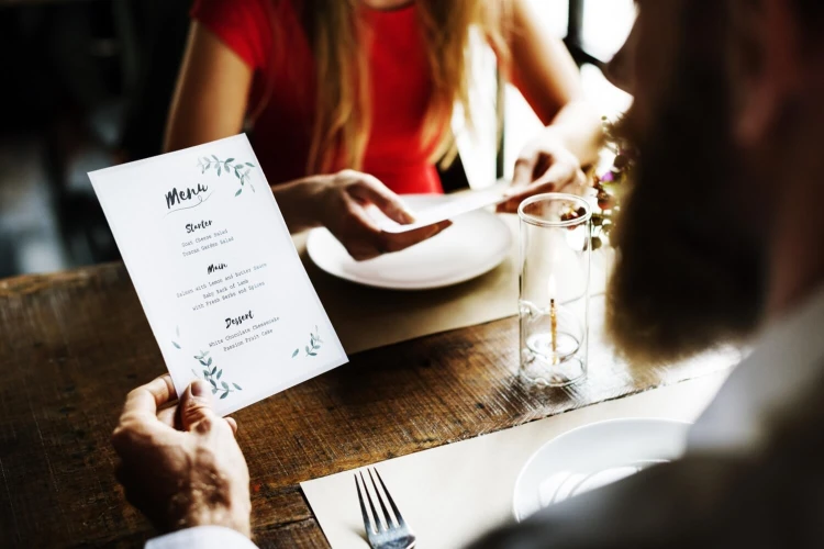 Creating a menu for a new restaurant