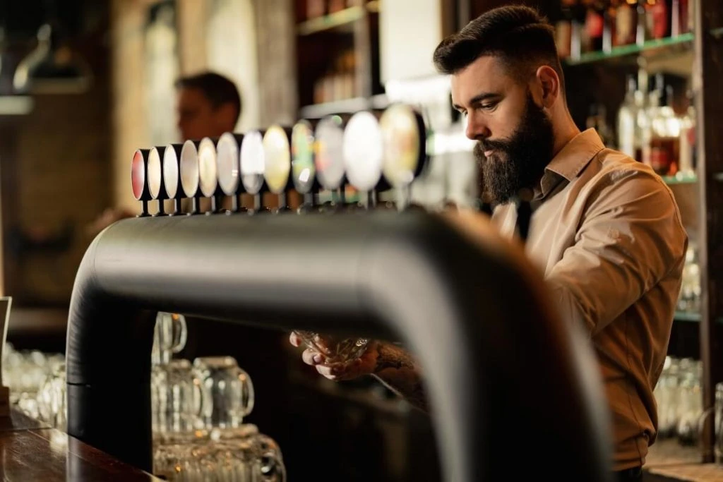 Bartender opening a new bar with unique concept