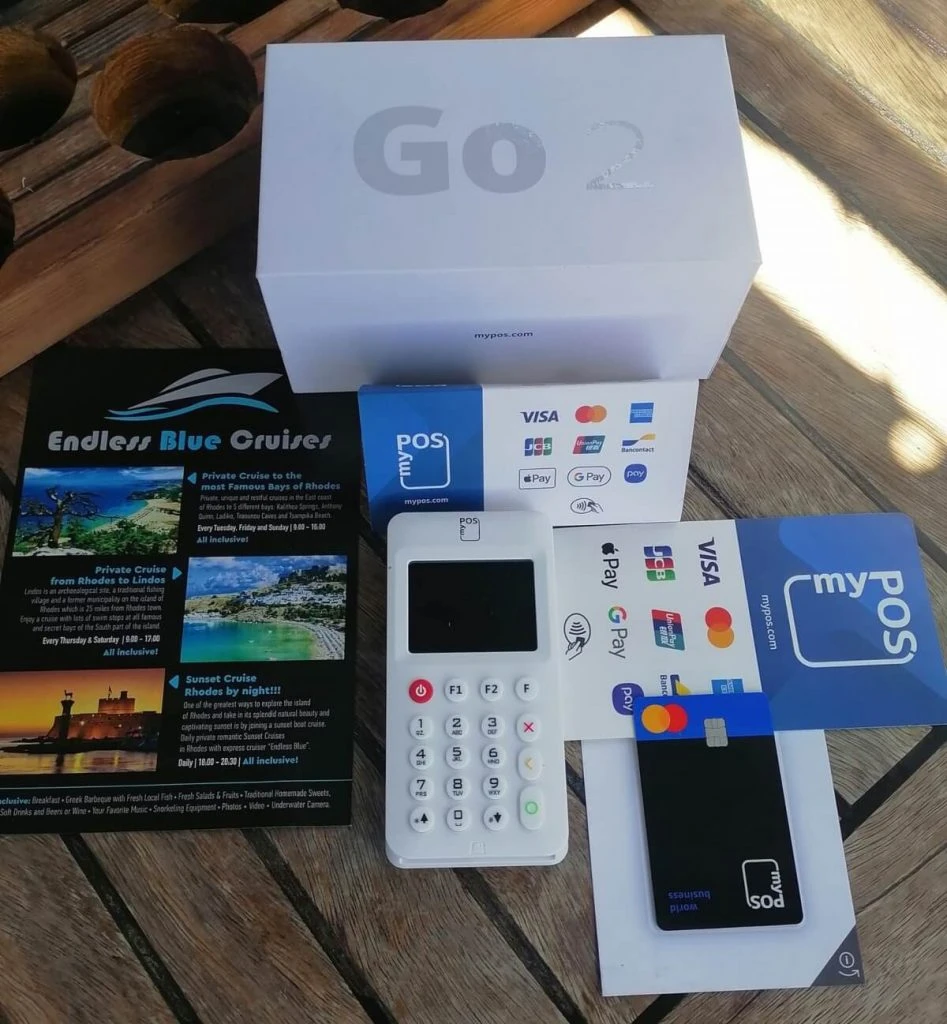 Endless Blue Cruises accepts payments with myPOS Go 2
