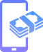 Phone money icon