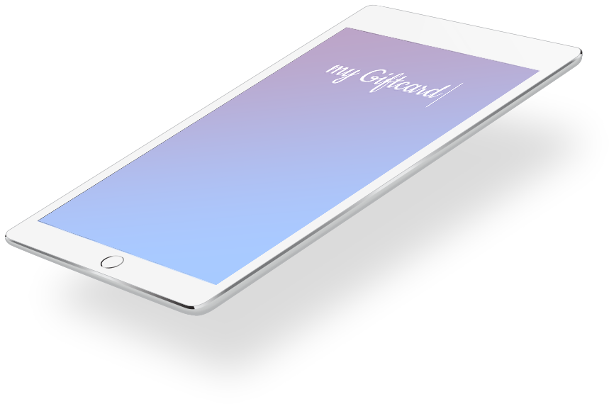 Giftcards tablet