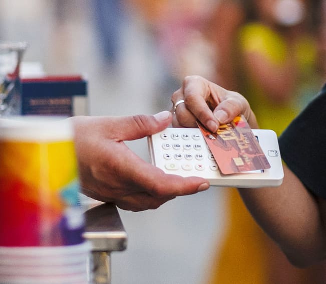 Card payment on terminal